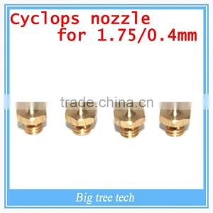 2016 China 3D Printer Cyclops Multi-Extrusion Multi-Color Hotend 1.75mm Filament 2in-1 Out Cyclops Extruder 0.4mm Nozzle thumbnail-1