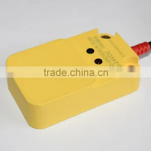 F3Q Series 40*40mm, 30mm Long Sensing Range Top Sensing Inductive Proximity Sensor, With Red Protected Tube. thumbnail-3