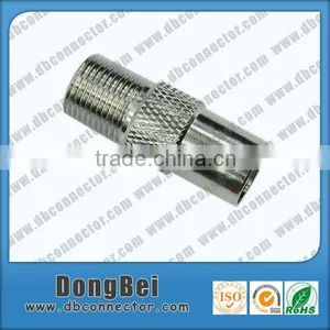 CATV RF 75ohm PAL Male to Female Nipple Connector Coaxial Adapter thumbnail-1