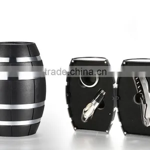Wine Bottle Shaped Wine Set / 5 Piece Wine Bottle Accessory Gift Set thumbnail-1