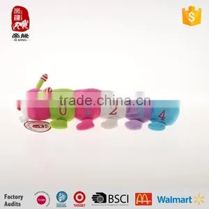 China Manufacture Baby Education Toy Plush Caterpillar Toys thumbnail-4