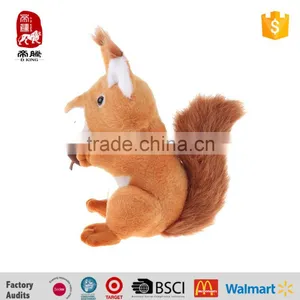 High Quality Forest Widelife Series Plush Stuffed Animal Toy Squirrel thumbnail-2