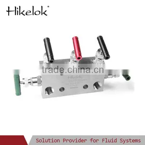 304 ss 5 Way Instrument Manifolds 5 Valve for Oil thumbnail-1
