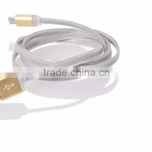 New Design Colorful TPE Round Noodles High Speed Micro Usb Cable Pigtail(OEM ODM) thumbnail-1