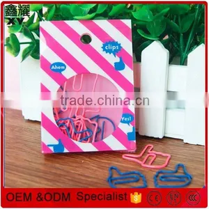Customer Design Colorful Letter N Shape Paper Clips thumbnail-4