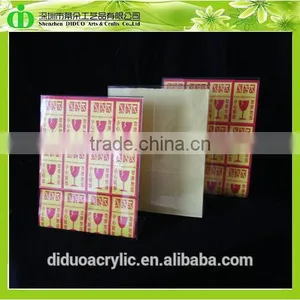 DDB-0131 Trade Assurance Cheap Acrylic Slanted Sign Holder thumbnail-3