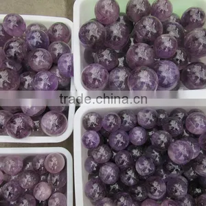 Customed Charming Natural Quartz Amethyst Crystal Ball/Sphere thumbnail-3