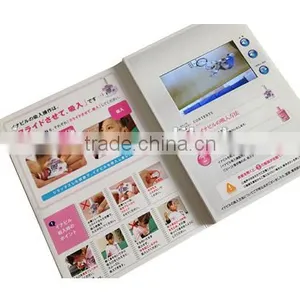 Factoy Supply 2.4/2.8/4.3/5/7/10.1 Inch TFT LCD Video Greeting Cards/Video Book / Video Brochure /electronic Brochure thumbnail-3