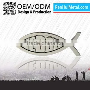 China Factory Supply Custom Metal Car Stickers Car Emblem Badges thumbnail-4