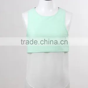 F5S15195 Special Design Plain Ladies Tank Top Wholesale thumbnail-1