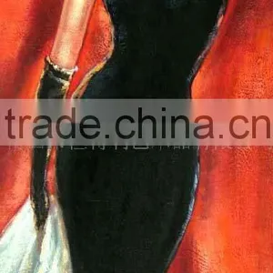 Wholesale Cheap China Semi-nude Sexy Hot Woman Canvas Oil Paintings thumbnail-1