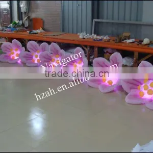 Pink Decorative Inflatable Wedding Flower With Light thumbnail-1