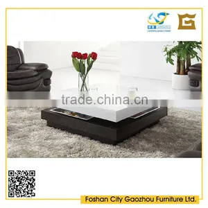 Functional Wood Coffee Table Lift Top Coffee Table With Storage thumbnail-1