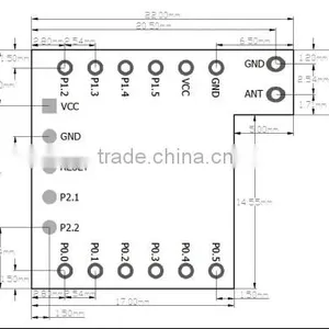 Cc1110 Module 433mhz rf Module Wireless Module SOC 8051 thumbnail-2