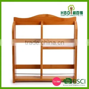 Best Selling New Item Bamboo Spice Rack With Pepper Grinder thumbnail-3