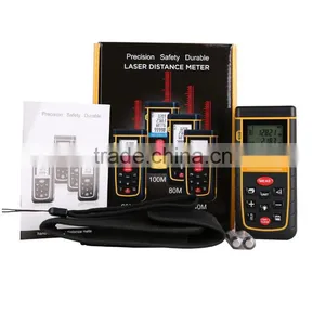 0.05 to 60m (0.16 to 196ft) Hand-held Laser Distance Meter thumbnail-2