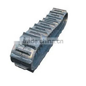 350x90, 400x90 Paddy Harvester Rubber Track, Agriculture Rubber Track, Rubber Track Pad thumbnail-1