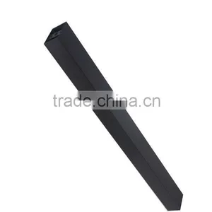 Texture Black Powder Steel Square Metal Table Legs thumbnail-4