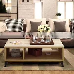 Modern Design Wooden Teapoy Livingroom Wood Center Table thumbnail-3