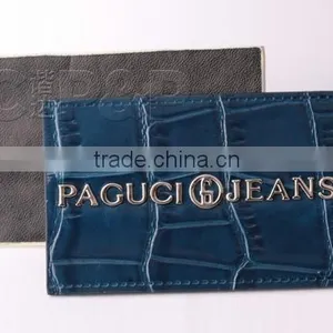 Black Green Vernis Leather Custom Patch With Different Colors thumbnail-2