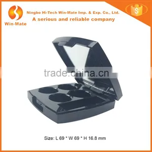 Plastic Black Makeup Empty 4 Pan Eyeshadow Packaging thumbnail-1