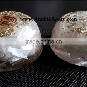 Selenite Orgone Dome Bowls | Wholesale Indian Orgone Products Manufacturer thumbnail-1