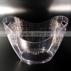 Oval Shape Plastic Ice Bucket With Different Sizes thumbnail-3