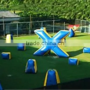 Customized Size and Color Inflatable Paintball Bunkers Obstacle Games thumbnail-1