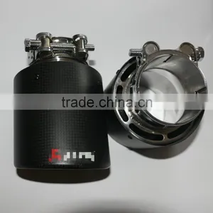 Black Carbon Fiber Exhaust Tip/carbon Fiber Muffler End Pipe thumbnail-4