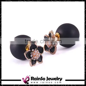 Paragraph Hot Selling Earrings Double Side Shining Pearl Stud Earrings Big Pearl Earrings For Women thumbnail-1