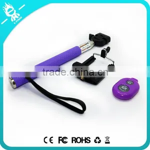 Wholesale Extendable Z07-1 Handheld Monopod + Wireless Remote Shutter Bluetooth Selfie Stick thumbnail-1