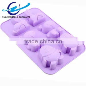 Cute Animal Shaped Silicon Cake Baking Mould thumbnail-1