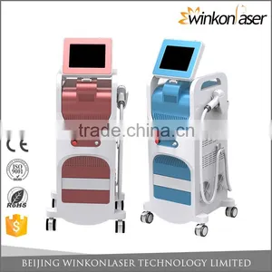 Vertical Mini Ipl Hair Removal Machine 808nm Black Dark Skin Diode Laser System With 100% Good Reputation thumbnail-1