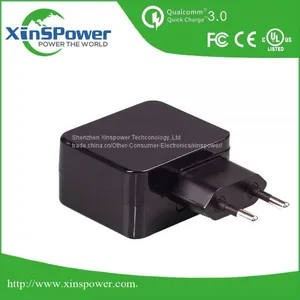 Shenzhen Factory Sale Best Price EU Plug 5V 3.4A Dual Port Portable USB Charger thumbnail-3