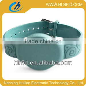 Wholesale Rfid 13.56Mhz Water Proof Silicon Bracelet,rfid Printable Wristband/watches With Nfc Chip for Mobile Payment thumbnail-3