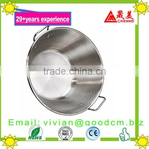 Cazo Stainless Steel Large 16" Heavy Duty Caso Para Carnitas Acero Inoxidable thumbnail-1