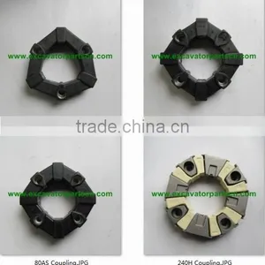 80AS Excavator Rubber Coupling ,80AS Pump Flexible Rubber Coupling for Excavator thumbnail-4