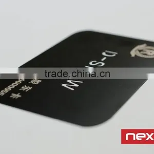 Matt Black Metal Business Card/stainless Steel Card thumbnail-2