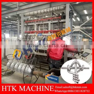 HTK Fully Automatic Hinge Joint Fixed Knot Fence Making Machine China Supplier thumbnail-1