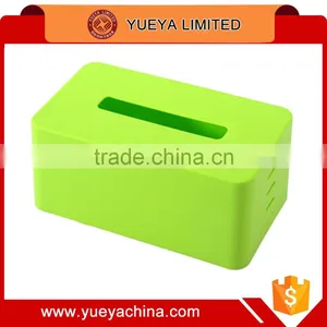 Solid Color Plastic Tissue Box thumbnail-1
