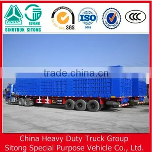 3 Axles Truck Cargo Box, Cargo Semi Trailer House, Side Open Strong Box Utility Trailer thumbnail-4