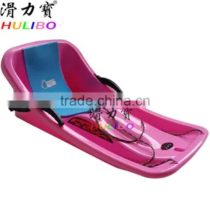 Plastic Snow Sled With Rope Brake and Backrest / Brand-New Snow Sled thumbnail-5