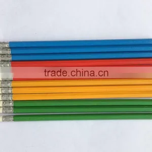 Hexagon HB Pencil, 7" HB Black Lead Pencil With Eraser thumbnail-6