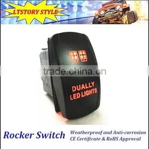 Marine Waterproof Rocker Switch 12V 24V ON/OFF Laser Switch thumbnail-2