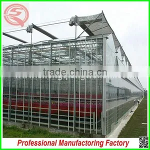 China Commercial Large Span Garden Greenhouse for Sale With Drip Irragation System thumbnail-2