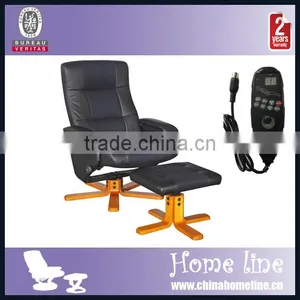 MAS00277 Cheap Wooden Vibration Portable Massage Chair Recliner With Ottoman thumbnail-1