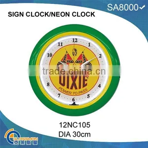Neon Light Wall Clock thumbnail-5