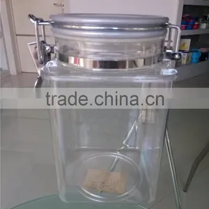 Clear Plastic Airtight Canister, Food Storage Jar , Storage Box thumbnail-2