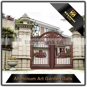 Garden Decoration Powder Coated Cast Aluminum Driveway Gate thumbnail-4