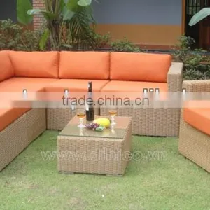Outdoor Garden Wicker Sofa thumbnail-3